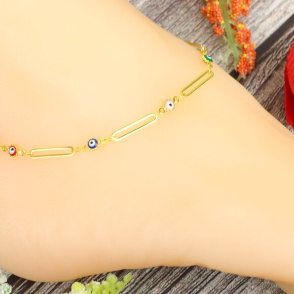 "Elegant Handmade Anklet – Delicate Jewelry for Women, MAR091379 - Picture 5 of 10